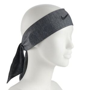 Nwt Nike Dry Dri-Fit Heathered Gray Head Tie Unisex